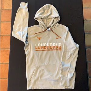 Gray Nike Longhorn Therma-fit hoodie. M